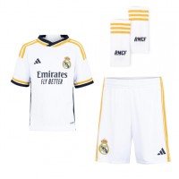 Real Madrid Antonio Rudiger #22 Hjemmedraktsett Barn 2023-24 Kortermet (+ Korte bukser)